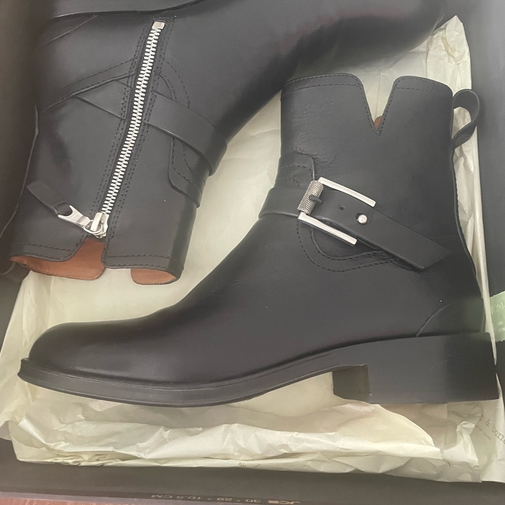 Brand new rag and bone short moto boots